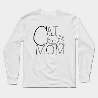 Cat Mom Long Sleeve T-Shirt